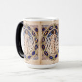 Anatomischer Zodiac-Mensch Verwandlungstasse (Vorderseite Links)