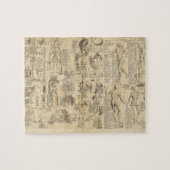 Anatomisches Diagramm von Cyclopaedia 1728 Puzzle (Horizontal)