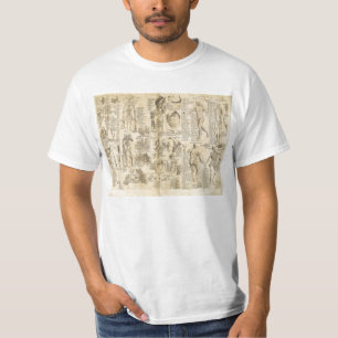 Anatomisches Diagramm von Cyclopaedia 1728 T-Shirt