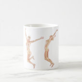 Anatomisches Frau-Springen Kaffeetasse (Mittel)