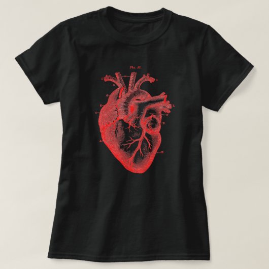 Anatomisches Frauenkartendiagramm Schwarzer T - Sh T-Shirt (Design vorne)