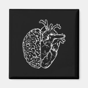 Anatomisches Gehirn Herzkrankenlehrer Student Nurs Magnet