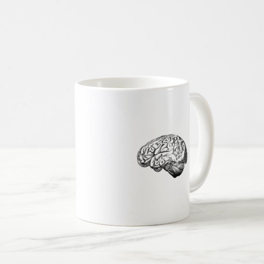 Anatomisches Gehirn Tasse (VorderseiteRechts)