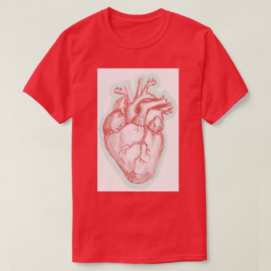 anatomisches Herz 1 T-Shirt (Design vorne)