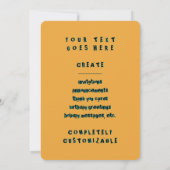 anatomisches Herz Einladung (Rückseite)