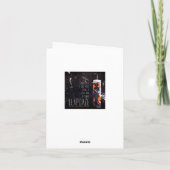 anatomisches Herz Feiertagskarte (Rückseite)