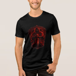 Anatomisches Herz Grafik T-Shirt für Männer Tri-Blend Shirt