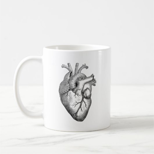 Anatomisches Herz Kaffeetasse (Links)