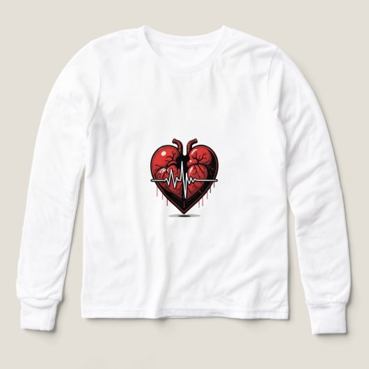 Anatomisches Herz mit Lebensstil (Design Vorderseite)