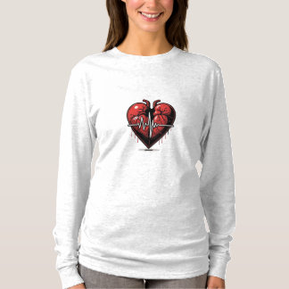 Anatomisches Herz mit Lebensstil T-Shirt