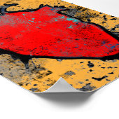 anatomisches Herz Poster (Ecke)