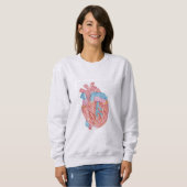 Anatomisches Herz Sweatshirt (Vorne ganz)