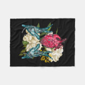 Anatomisches Herz und Blume Doktor Valentin Fleecedecke (Vorderseite (Horizontal))