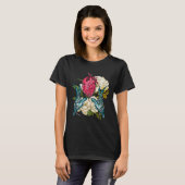Anatomisches Herz und Blume Doktor Valentin T-Shirt (Vorne ganz)