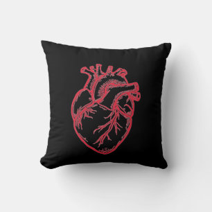 Anatomisches Herz Valentins-Shirt Kissen