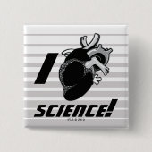 (Anatomisches Herz-) Wissenschaft I Button (Vorderseite)