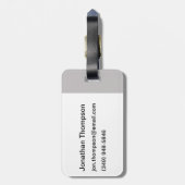 (Anatomisches Herz-) Wissenschaft I Gepäckanhänger (Rückseite vertikal)