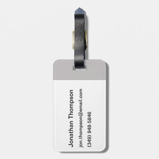 (Anatomisches Herz-) Wissenschaft I Gepäckanhänger (Rückseite vertikal)