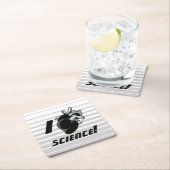 (Anatomisches Herz-) Wissenschaft I Rechteckiger Pappuntersetzer (Vor Ort)