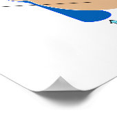 Anatomisches Herzdiagramm des Blue-Baby-Syndroms Poster (Ecke)