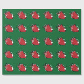 Anatomisches Herzstethoskop Geschenkpapier (Flach)