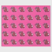 Anatomisches Herzstethoskop Geschenkpapier (Flach)