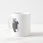 Anatomisches Herzstethoskop Kaffeetasse (Vorderseite Links)