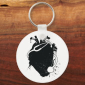 Anatomisches Herzstethoskop Schlüsselanhänger (Vorderseite)