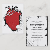anatomisches Herzstethoskop Visitenkarte (Vorne/Hinten)