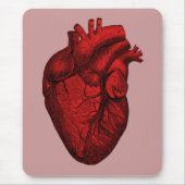 Anatomisches menschliches Herz Mousepad (Vorne)