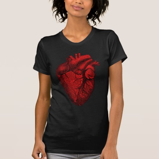 Anatomisches menschliches Herz T-Shirt (Vorderseite)