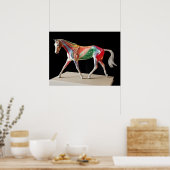 Anatomisches Pferd Poster (Küche)