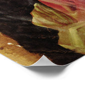 Anatomisches zeichn des menschlichen Kopfes Poster (Ecke)