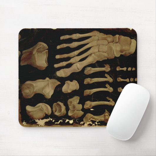 Anatomisches Zeichnen der Knochen des Fußes Mousepad (Mit Mouse)
