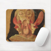 Anatomisches Zeichnen des Kopfes Mousepad (Mit Mouse)