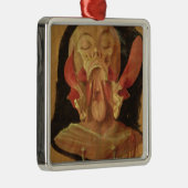 Anatomisches Zeichnen des Kopfes Silbernes Ornament (Rechts)