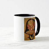 Anatomisches Zeichnen des Kopfes Tasse (VorderseiteRechts)