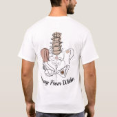 Anatomy Art T-Shirt – “Life in Every Breath” (Rückseite)