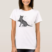 Anatomy Cat Funny T-Shirt (Vorderseite)