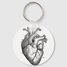 Anatomy-Heart-Images-Vintage Schlüsselanhänger