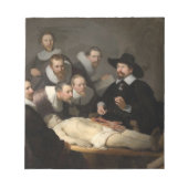 Anatomy Lesson Dr. Nicolaes Tulp Rembrandt Notizblock (Vorderseite)