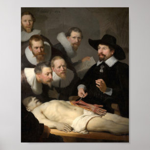 Anatomy Lesson Dr. Nicolaes Tulp Rembrandt Poster