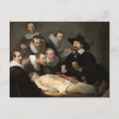 Anatomy Lesson Dr Nicolaes Tulp Rembrandt Postkarte (Vorderseite)