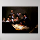 ANATOMY LESSON - REMBRANDT - 1632 POSTER (Vorne)