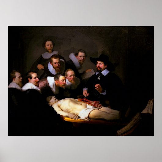 ANATOMY LESSON - REMBRANDT - 1632 POSTER (Vorne)