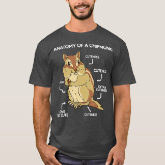 Anatomy Niedlich Chipmunk T-Shirt