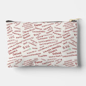 Anatomy Notes Medical Student Accessory Pouch & Pe Zubehörtasche (Rückseite)