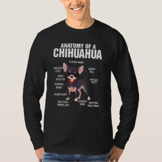 Anatomy of a Chihuahua Dog Dog Mom Chihuahua T-Shirt