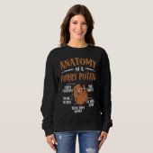 Anatomy Of A Furry Potato Guinea Pig  2 Sweatshirt (Vorne ganz)