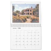 Anatomy of a Painting: Sam Houston Park 1850 Home Kalender (Jan 2026)